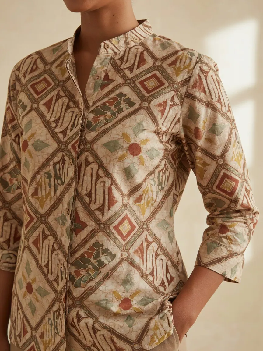 Kemeja batik modern Anara